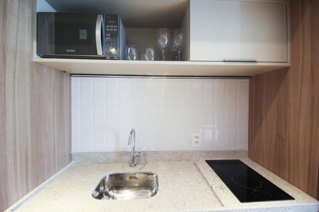 Cozinha de kitnet/studio à venda com 1 quarto, 26m² em Planalto Paulista, São Paulo