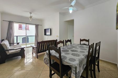 Sala de apartamento para alugar com 3 quartos, 90m² em Jardim Belmar, Guarujá