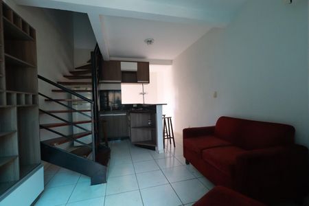 Sala de apartamento para alugar com 1 quarto, 48m² em Vila Ana Maria, Ribeirão Preto