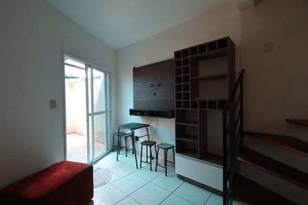 Sala de apartamento para alugar com 1 quarto, 48m² em Vila Ana Maria, Ribeirão Preto