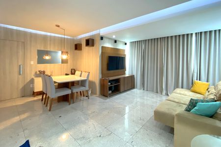 Sala de apartamento à venda com 3 quartos, 87m² em Sagrada Família, Belo Horizonte