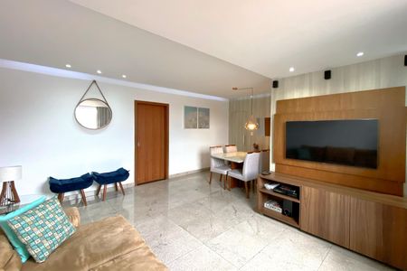 Sala de apartamento à venda com 3 quartos, 87m² em Sagrada Família, Belo Horizonte