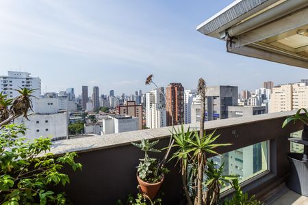 Varanda da Sala de apartamento para alugar com 1 quarto, 92m² em Vila Olímpia, São Paulo