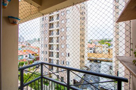 Varanda da sala de apartamento para alugar com 3 quartos, 60m² em Jardim Cambui, Santo André
