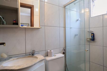 Banheiro da Suíte de apartamento à venda com 3 quartos, 75m² em Sagrada Família, Belo Horizonte
