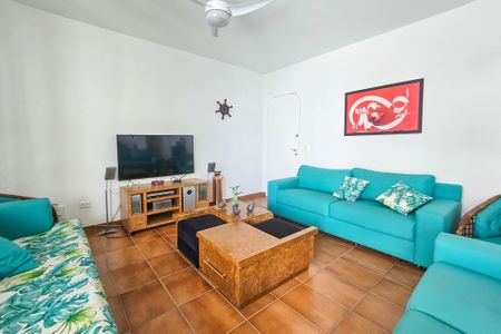 Sala de apartamento para alugar com 3 quartos, 148m² em Barra Funda, Guarujá