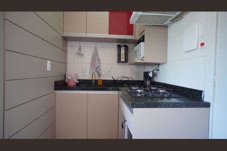 Cozinha  de kitnet/studio à venda com 1 quarto, 35m² em Cidade Baixa, Porto Alegre