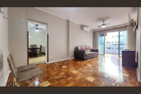 Sala de apartamento para alugar com 2 quartos, 181m² em Gonzaga, Santos