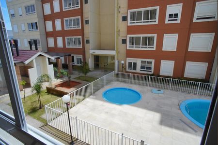 Sala - Vista de apartamento para alugar com 2 quartos, 50m² em Parque Santa Fé, Porto Alegre