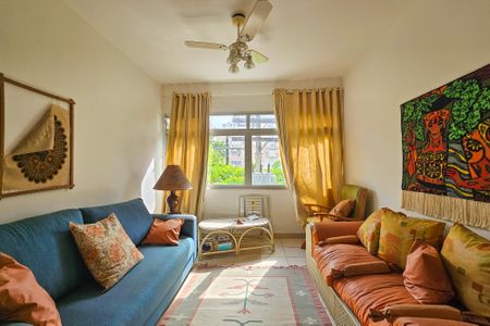 Sala de apartamento para alugar com 2 quartos, 75m² em Jardim Ana Maria, Guarujá