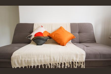 Detalhe Sala de apartamento para alugar com 1 quarto, 55m² em Canto do Forte, Praia Grande