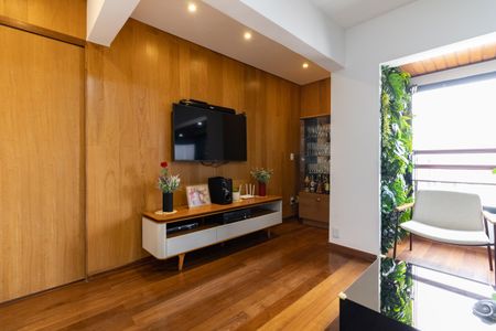 Sala de apartamento à venda com 3 quartos, 124m² em Vila Santo Estéfano, São Paulo