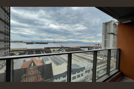 Varanda da Sala de apartamento à venda com 2 quartos, 45m² em Santo Cristo, Rio de Janeiro