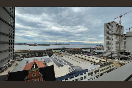 Varanda da Sala de apartamento à venda com 2 quartos, 45m² em Santo Cristo, Rio de Janeiro