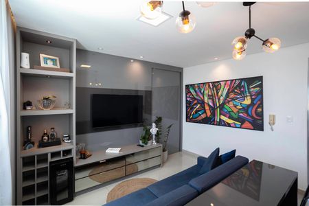 Sala de apartamento à venda com 2 quartos, 53m² em Serrano, Belo Horizonte