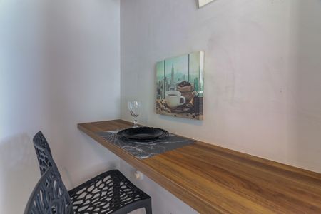 Cozinha de apartamento para alugar com 1 quarto, 24m² em Vila Butantã, São Paulo