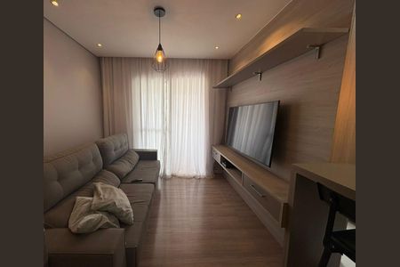 Sala de apartamento à venda com 1 quarto, 42m² em Fazenda Morumbi, São Paulo