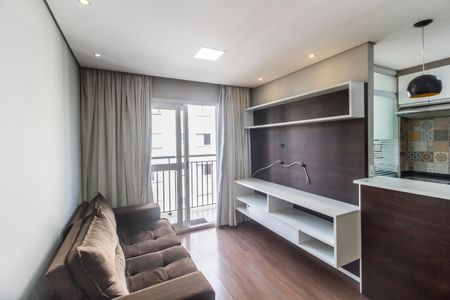 Sala  de apartamento à venda com 2 quartos, 55m² em Centro, Barueri