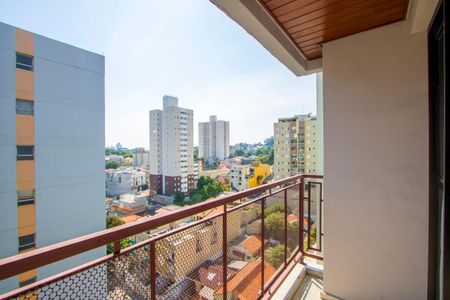 Varanda da sala de apartamento à venda com 2 quartos, 91m² em Vila Guiomar, Santo André