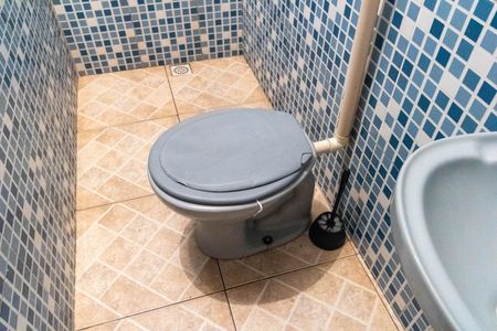 Banheiro  de kitnet/studio para alugar com 1 quarto, 30m² em Guaratiba, Rio de Janeiro