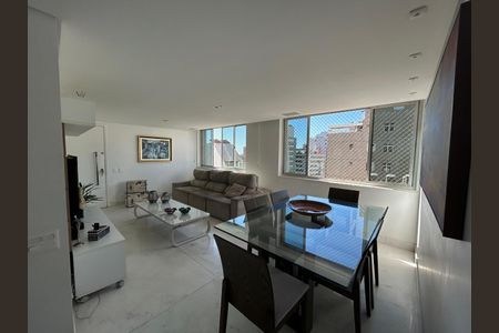 sala de apartamento à venda com 4 quartos, 125m² em Sion, Belo Horizonte