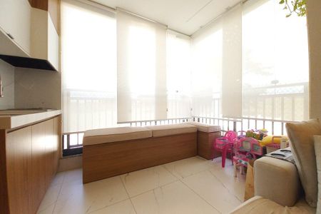 Varanda da Sala de apartamento à venda com 3 quartos, 91m² em Swiss Park, Campinas