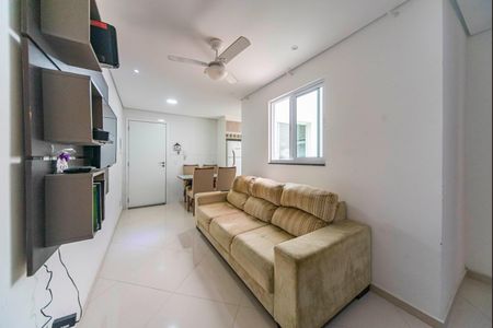Sala de apartamento à venda com 2 quartos, 45m² em Vila Bela Vista, Santo André