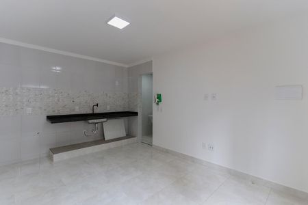 Sala e cozinha de apartamento para alugar com 1 quarto, 30m² em Santana, São Paulo