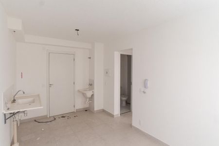 Sala e Cozinha de apartamento para alugar com 2 quartos, 32m² em Parque Novo Mundo, São Paulo