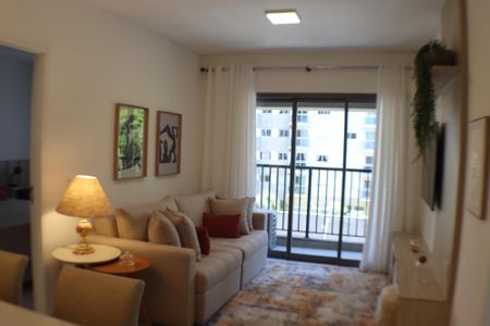 Sala de apartamento para alugar com 1 quarto, 52m² em Alphaville Industrial, Barueri