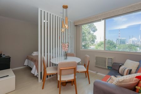 Sala de apartamento à venda com 2 quartos, 46m² em Vila Tramontano, São Paulo