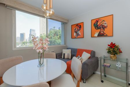 Sala de apartamento à venda com 2 quartos, 46m² em Vila Tramontano, São Paulo