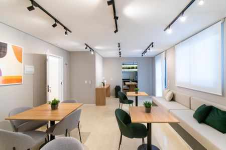 Apartamento para alugar com 34m², 2 quartos e sem vagaÁrea comum - Salão de festas