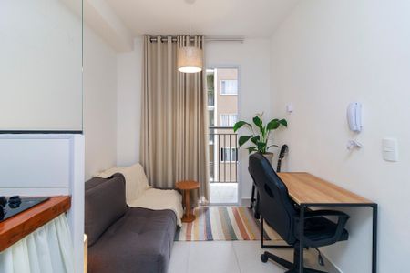 Sala de apartamento para alugar com 1 quarto, 27m² em Jardim Caravelas, São Paulo