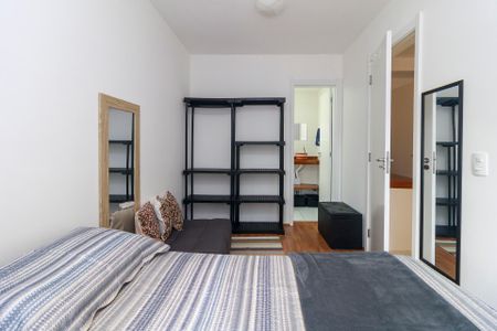 Suíte de apartamento para alugar com 1 quarto, 27m² em Jardim Caravelas, São Paulo