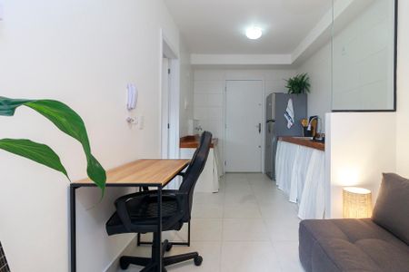 Sala de apartamento para alugar com 1 quarto, 27m² em Jardim Caravelas, São Paulo