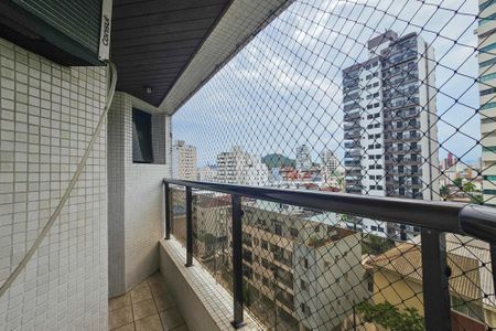 varanda de apartamento para alugar com 4 quartos, 110m² em Vila Alzira, Guarujá