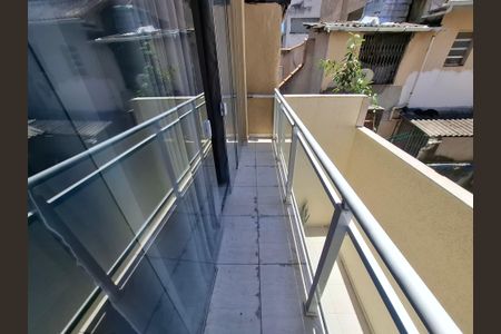 Varanda  de apartamento para alugar com 1 quarto, 30m² em Cidade Nova, Rio de Janeiro