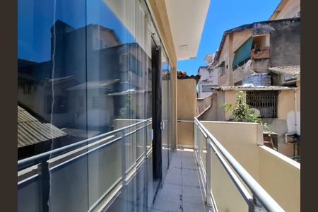 Varanda  de apartamento para alugar com 1 quarto, 30m² em Cidade Nova, Rio de Janeiro