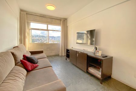 Sala de apartamento à venda com 3 quartos, 95m² em Santo Antônio, Belo Horizonte