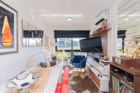 Sala de apartamento à venda com 1 quarto, 44m² em Azenha, Porto Alegre