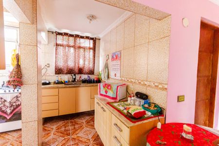 Cozinha e Área de Serviço de apartamento à venda com 3 quartos, 71m² em Vila Guiomar, Santo André