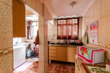 Cozinha e Área de Serviço de apartamento à venda com 3 quartos, 71m² em Vila Guiomar, Santo André