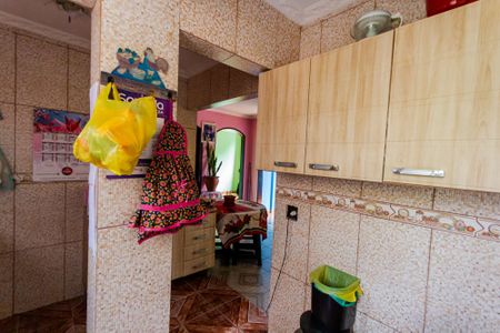 Cozinha e Área de Serviço de apartamento à venda com 3 quartos, 71m² em Vila Guiomar, Santo André