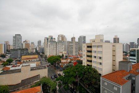Vista da Varanda de kitnet/studio à venda com 1 quarto, 33m² em Pinheiros, São Paulo