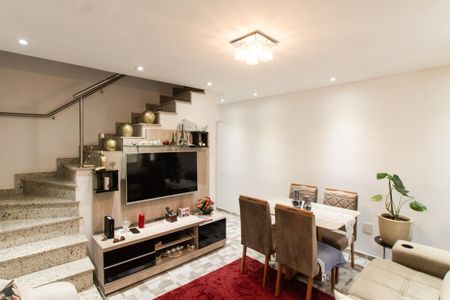 Sala de casa de condomínio à venda com 2 quartos, 65m² em Vila Nelson, São Paulo