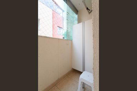 Varanda da Sala de apartamento à venda com 3 quartos, 79m² em Serrano, Belo Horizonte