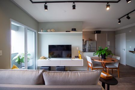 Sala  de apartamento para alugar com 1 quarto, 45m² em Jardim America, Sorocaba