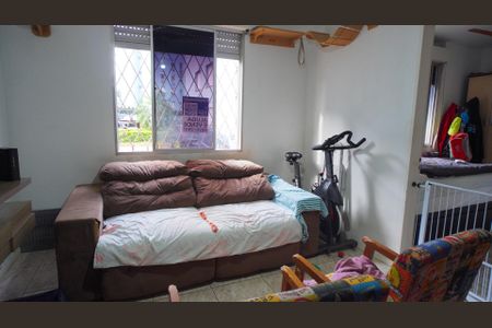 Sala  de apartamento à venda com 1 quarto, 48m² em Azenha, Porto Alegre