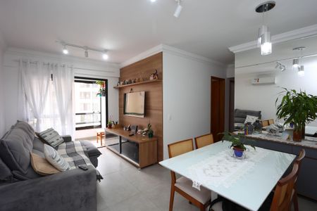 Sala  de apartamento à venda com 3 quartos, 75m² em Jardim da Gloria, Taboão da Serra